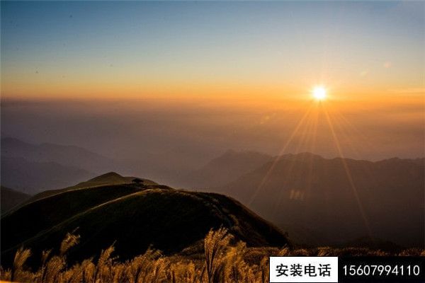 武功山金頂看日出云海的絕佳之地